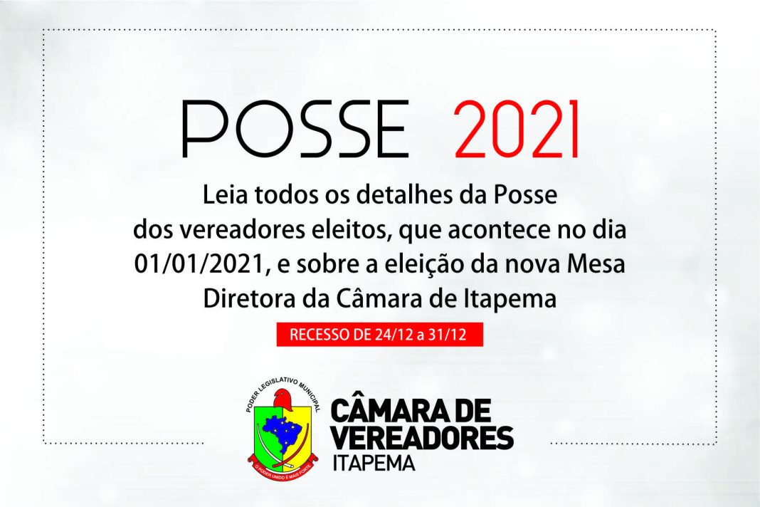 Posse 2021 - Camara itapema 2
