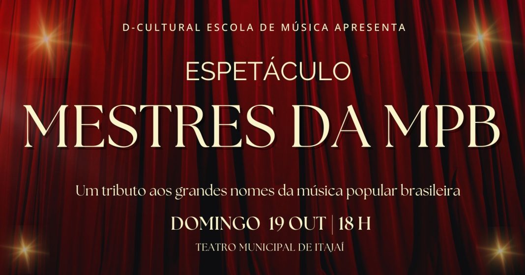 Espetáculo ''Mestres da MPB''